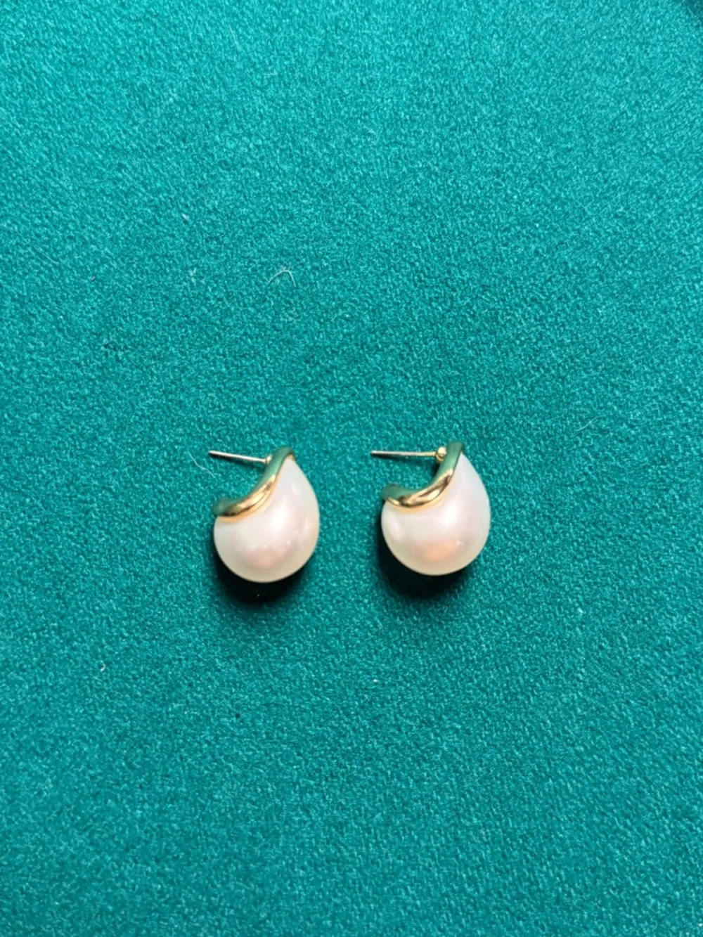 Nordstrom Faux Pearl Teardrop Stud Earrings